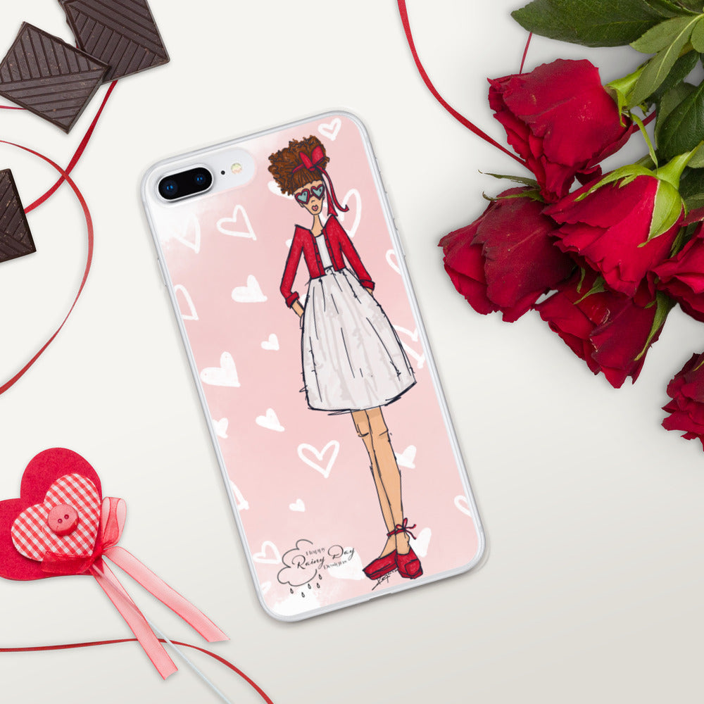 "Aubrey" Valentine iPhone Case