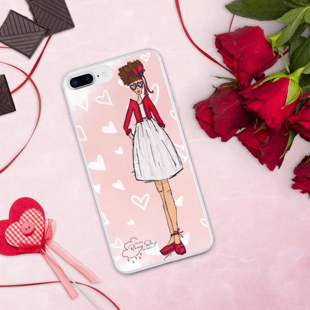 "Aubrey" Valentine iPhone Case