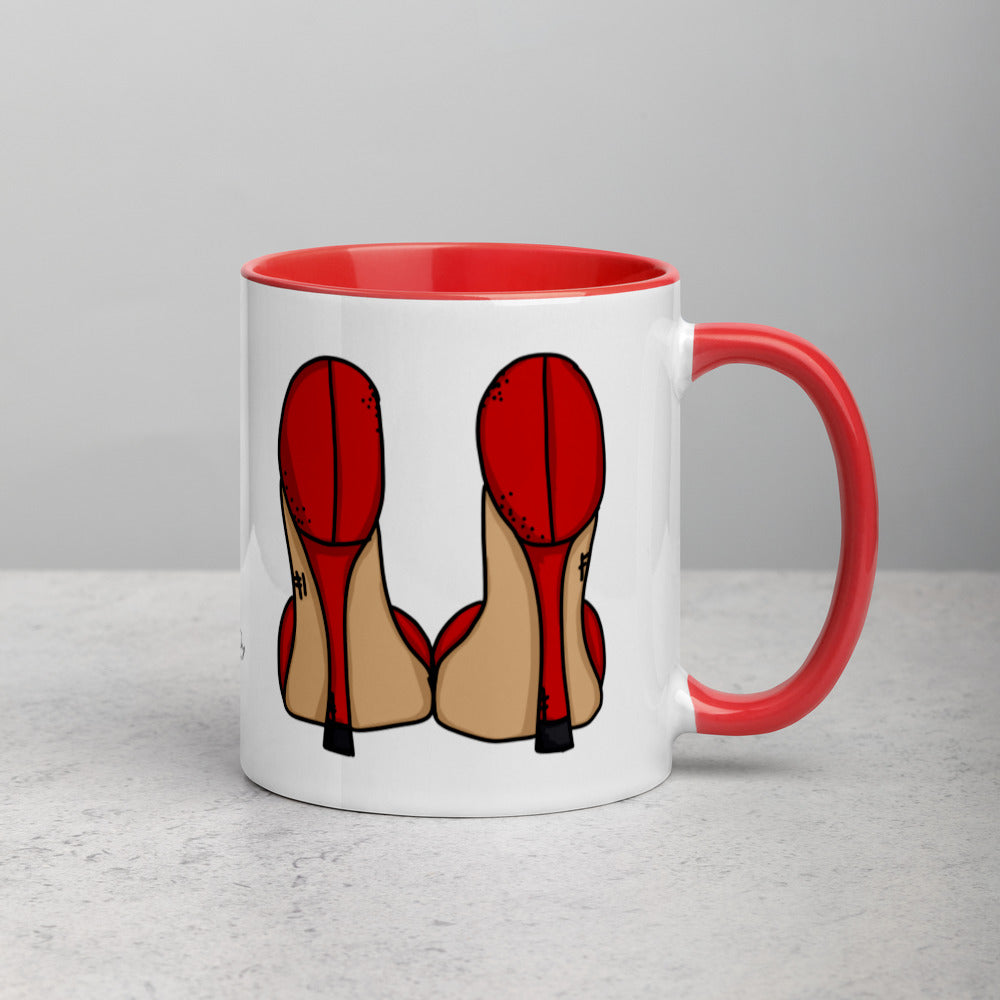 High Heel Love Mug with Color Inside