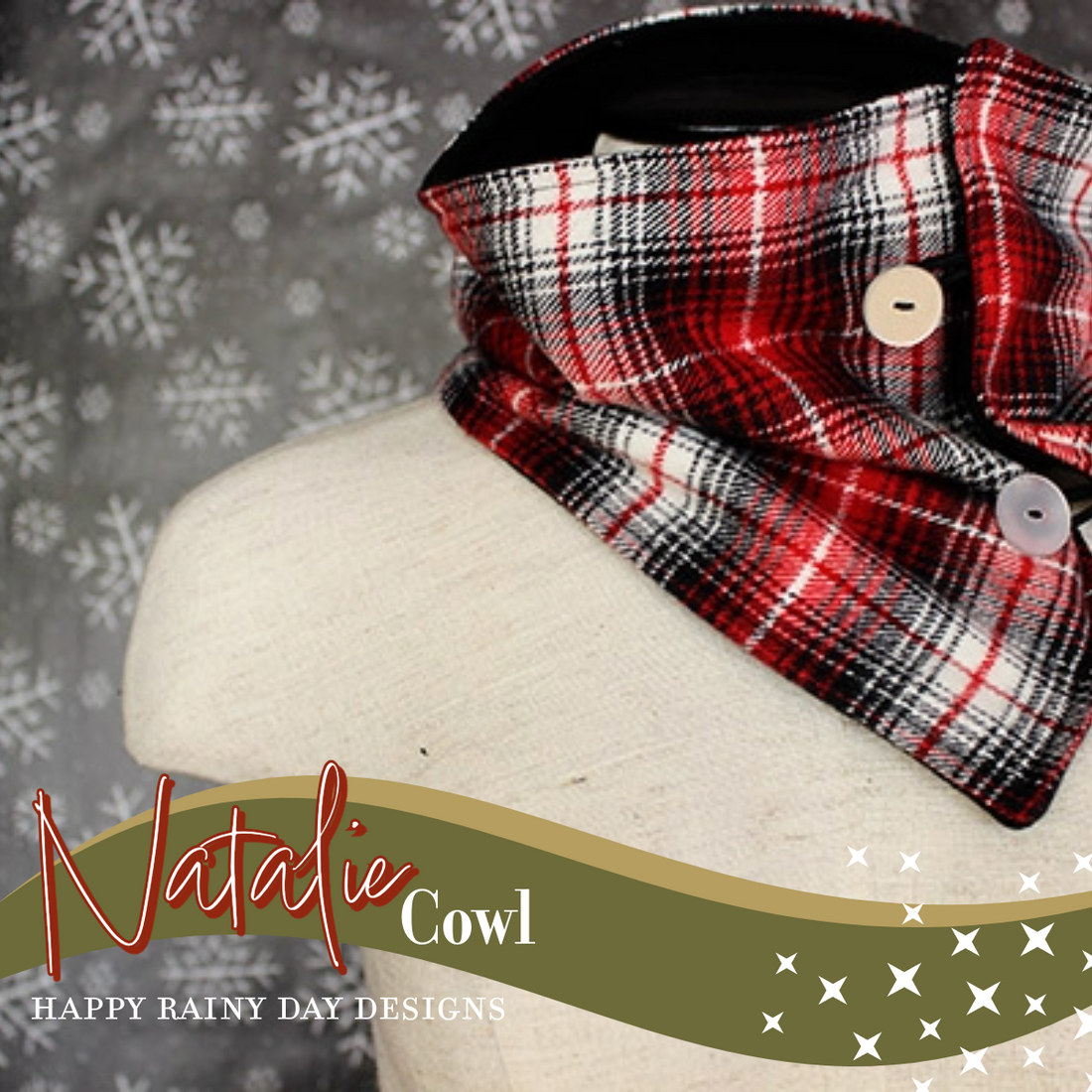 Happy December and introducing the "Natalie" Cowl, the latest free sewing pattern...