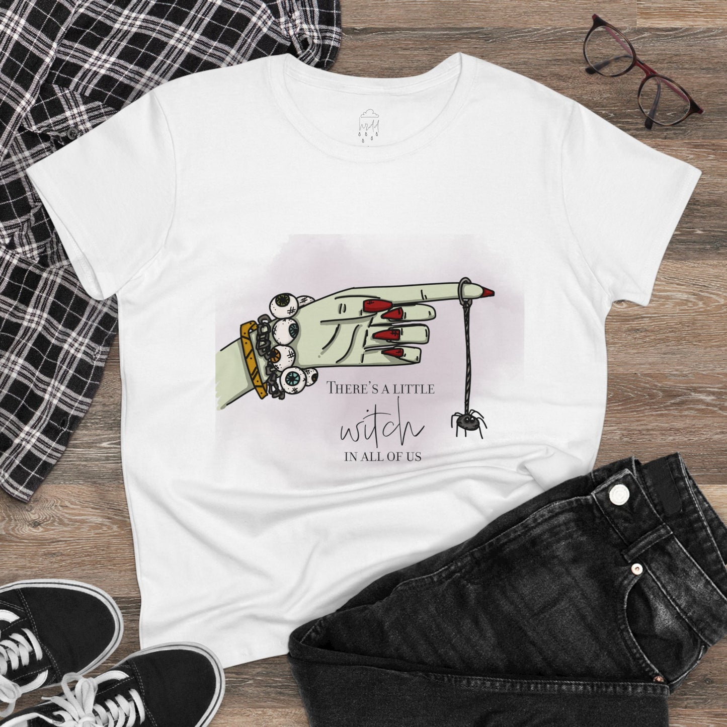 "There's a little witch in all of us" Mid-weight t-shirt