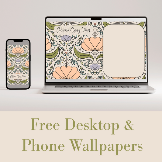 Sunday Morning Floral Free Desktop & Phone Wallpaper