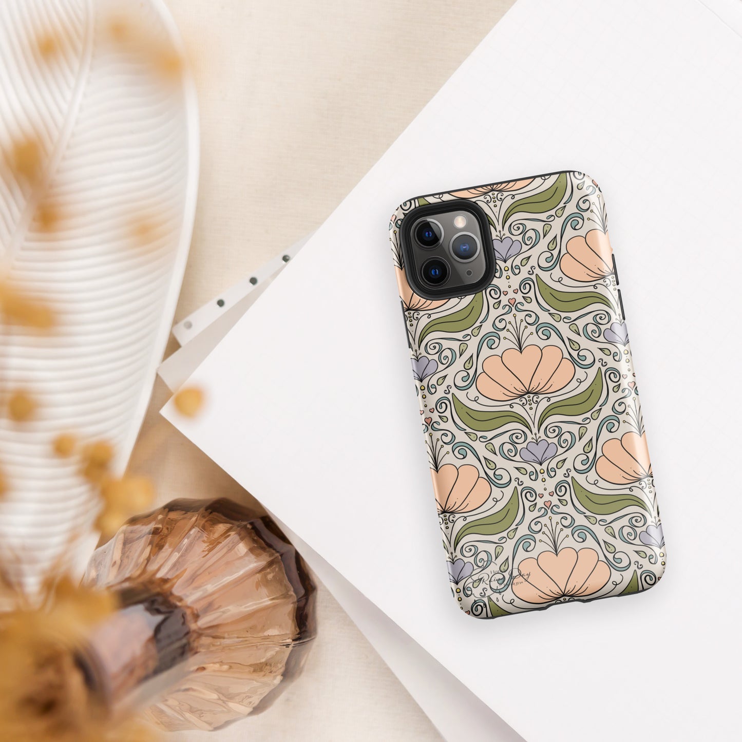 Sunday Morning Floral Tough Case for iPhone®