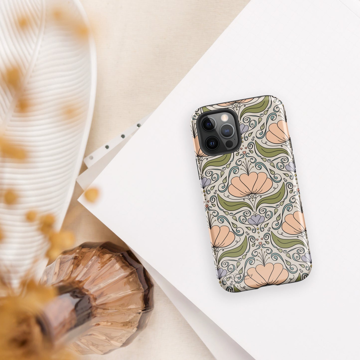 Sunday Morning Floral Tough Case for iPhone®