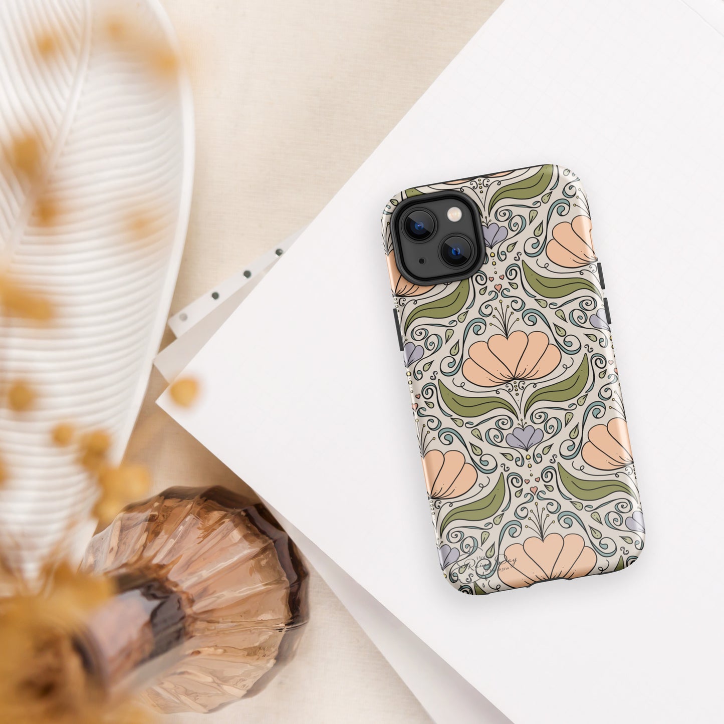 Sunday Morning Floral Tough Case for iPhone®