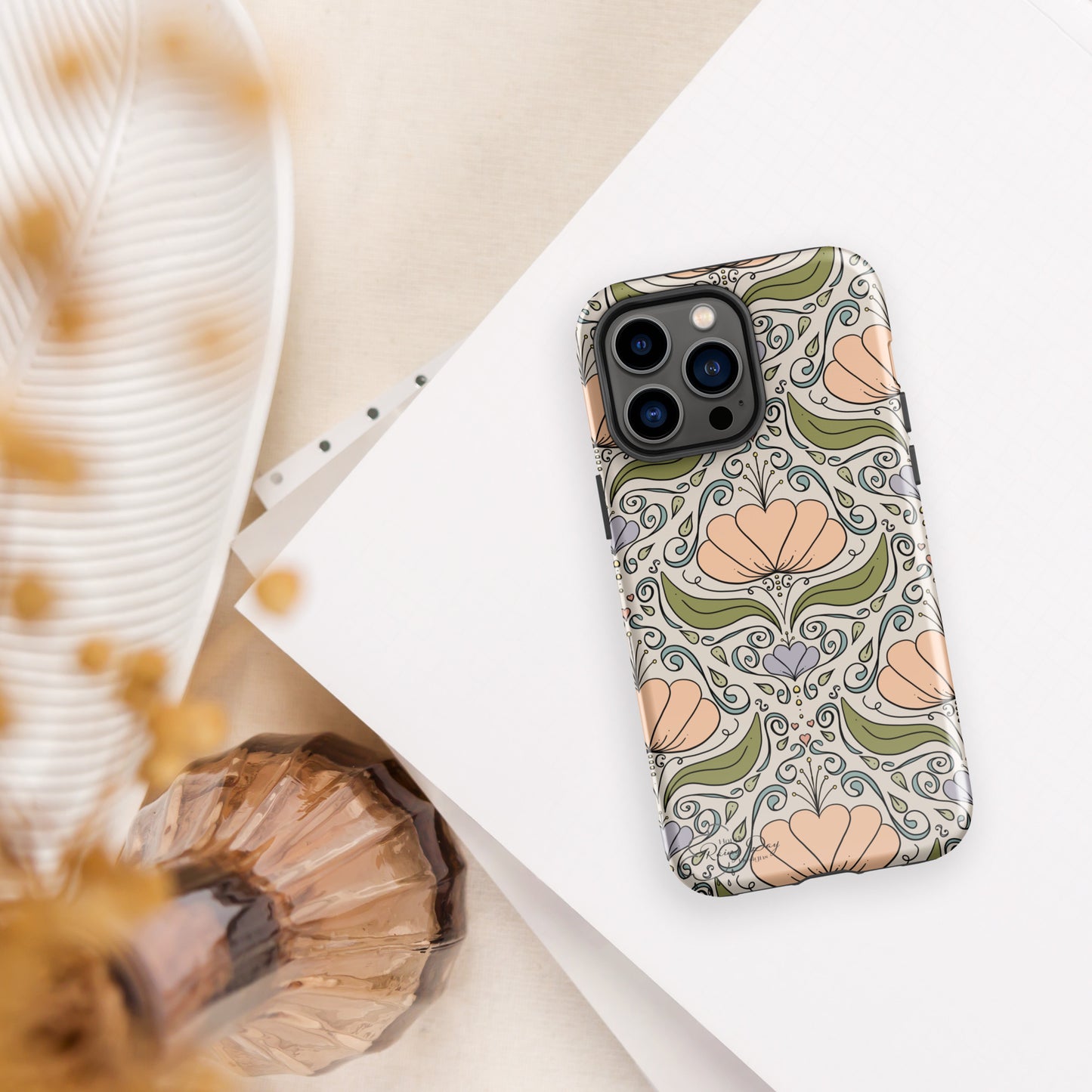 Sunday Morning Floral Tough Case for iPhone®