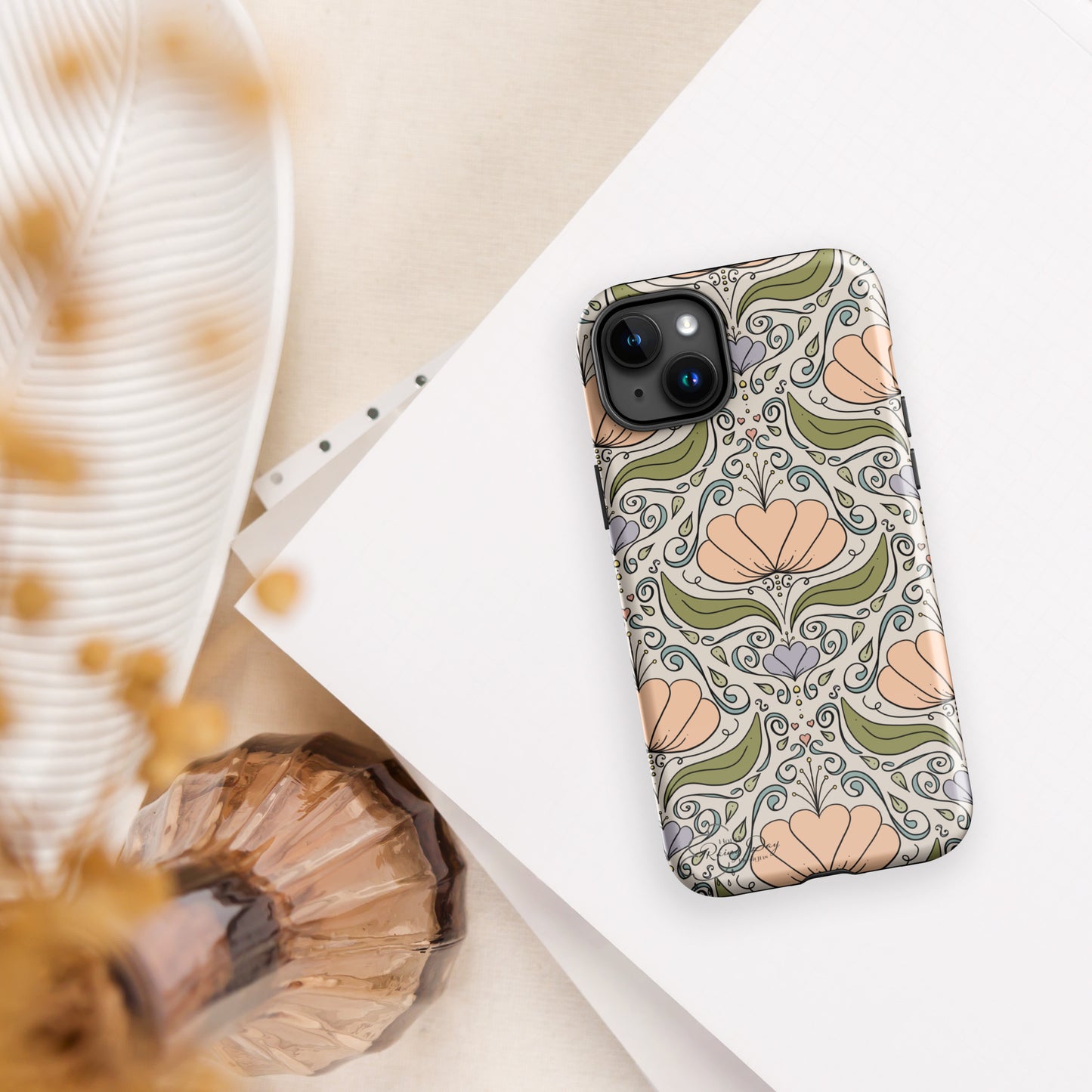 Sunday Morning Floral Tough Case for iPhone®