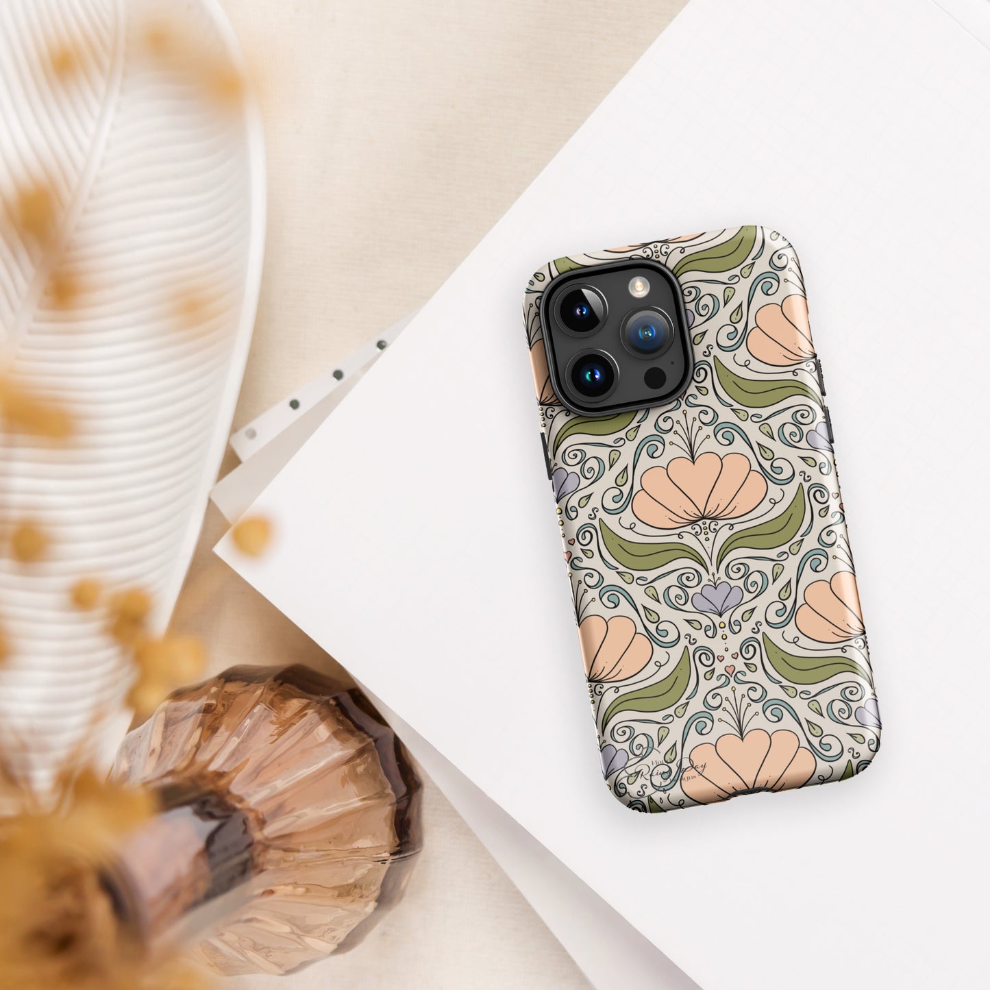 Sunday Morning Floral Tough Case for iPhone®