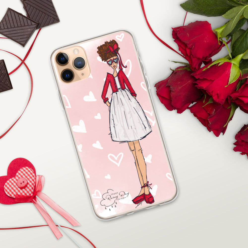 "Aubrey" Valentine iPhone Case