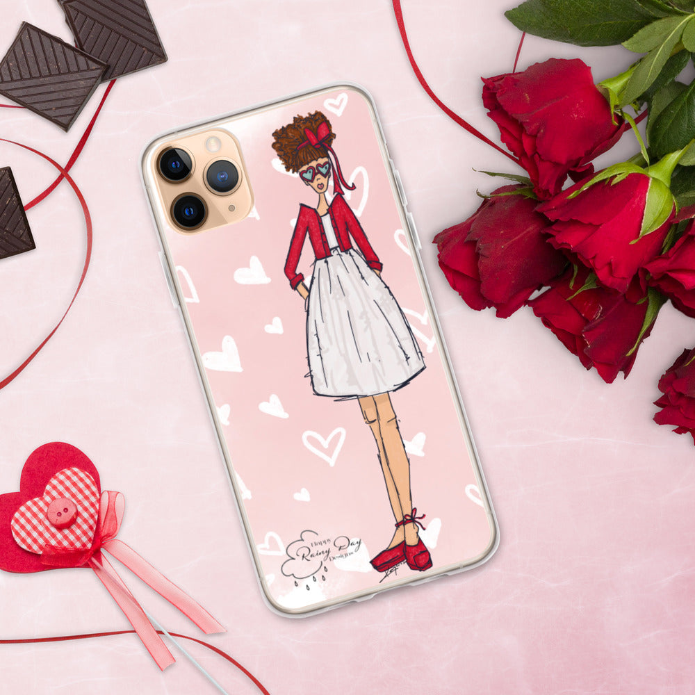 "Aubrey" Valentine iPhone Case