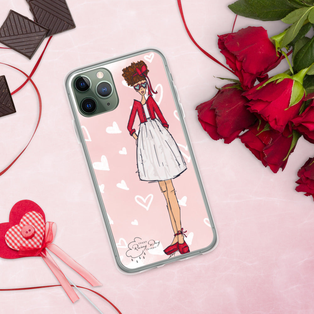 "Aubrey" Valentine iPhone Case