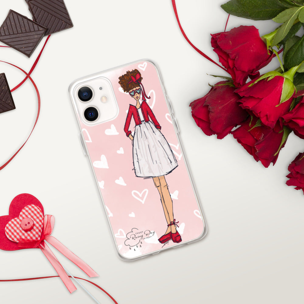 "Aubrey" Valentine iPhone Case