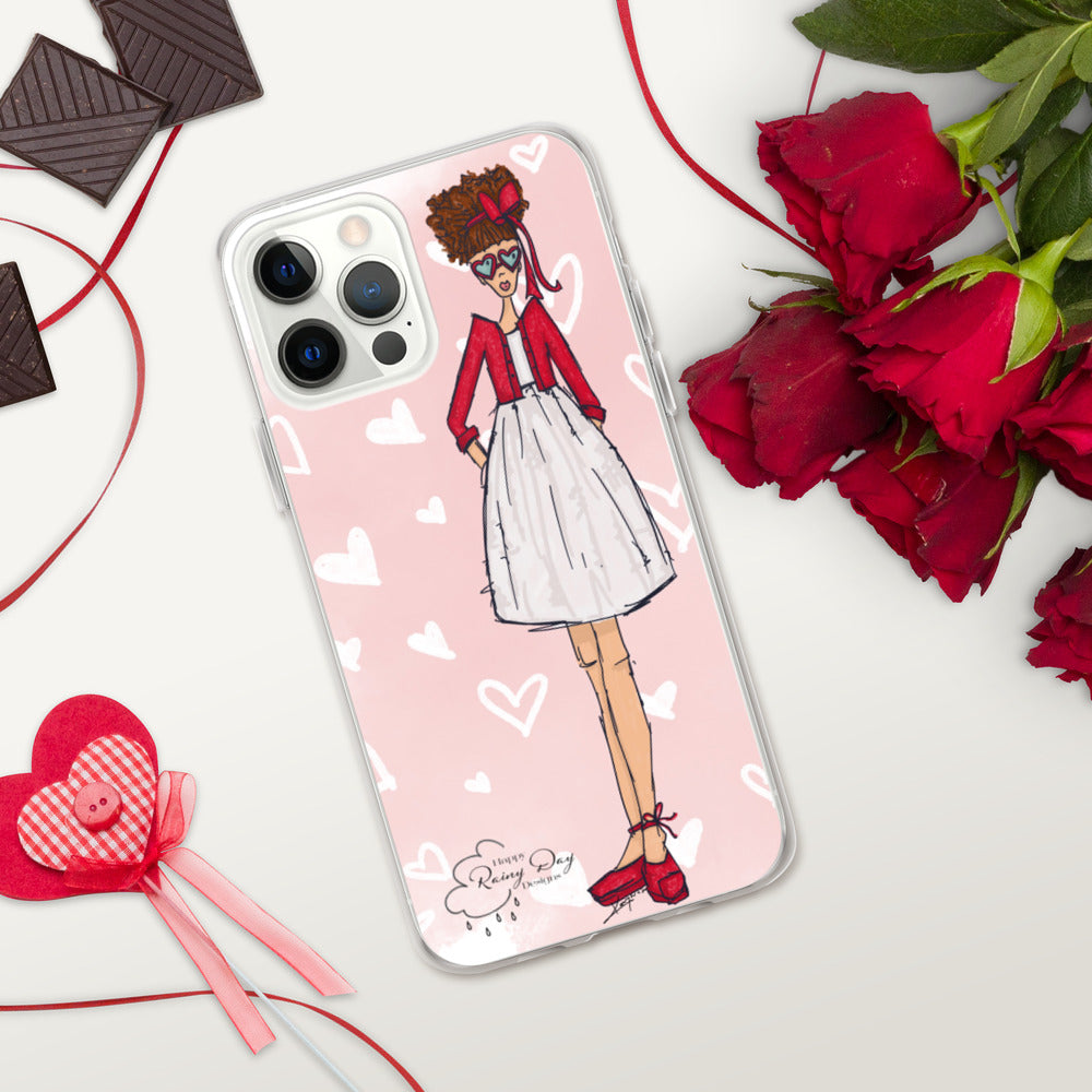 "Aubrey" Valentine iPhone Case