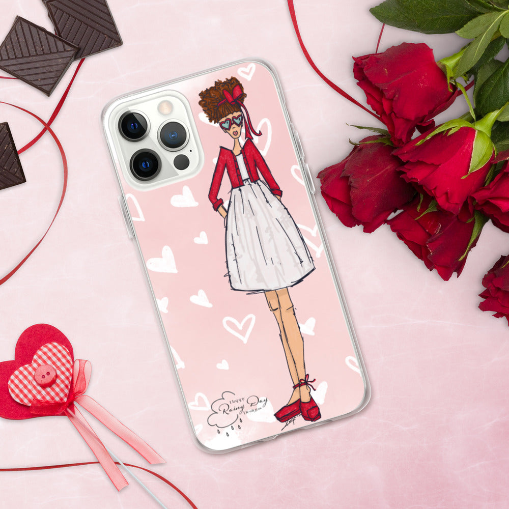 "Aubrey" Valentine iPhone Case