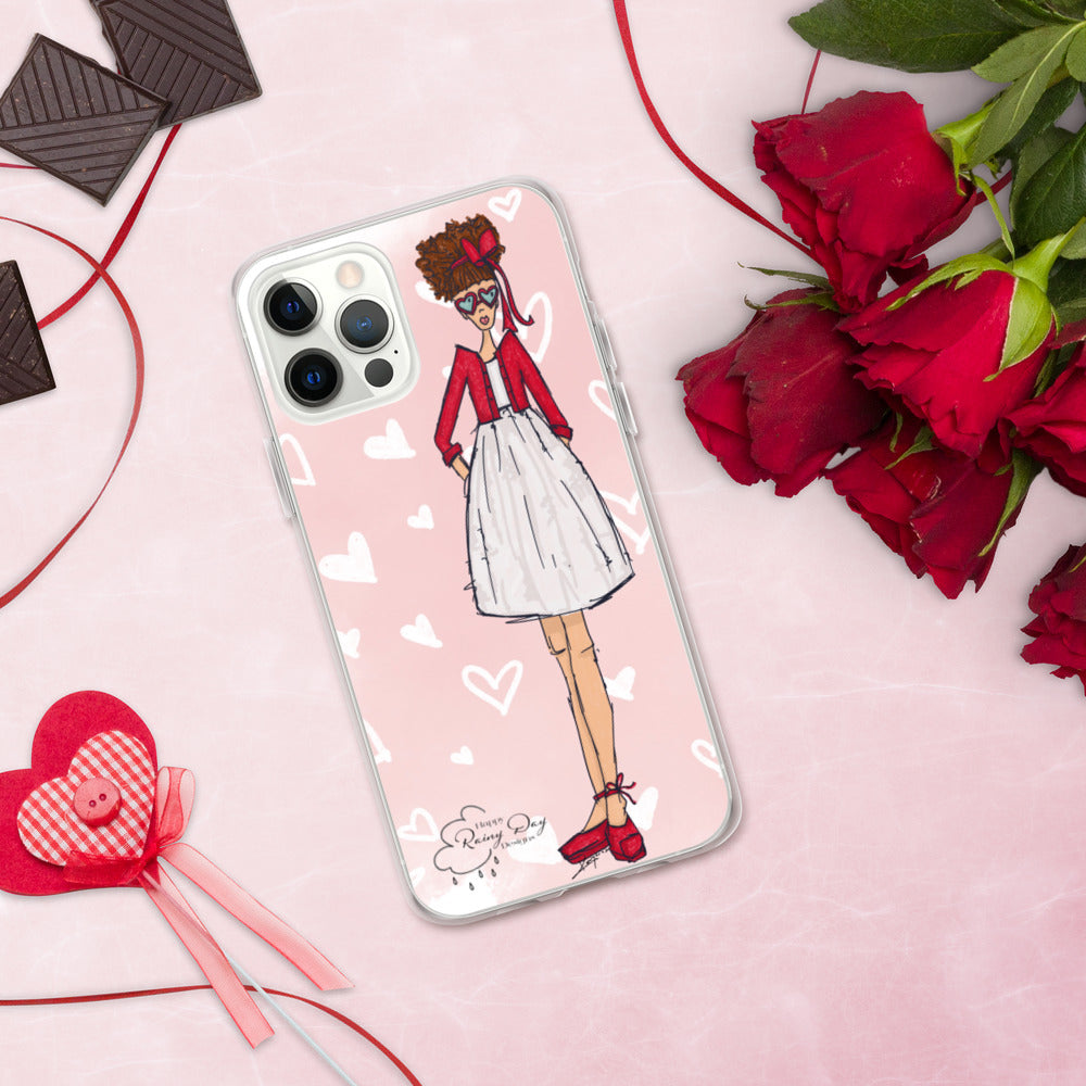 "Aubrey" Valentine iPhone Case