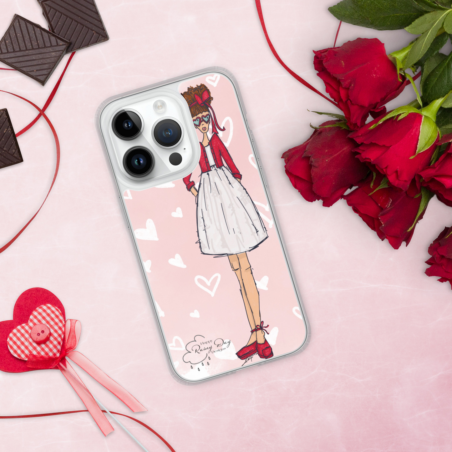 "Aubrey" Valentine iPhone Case