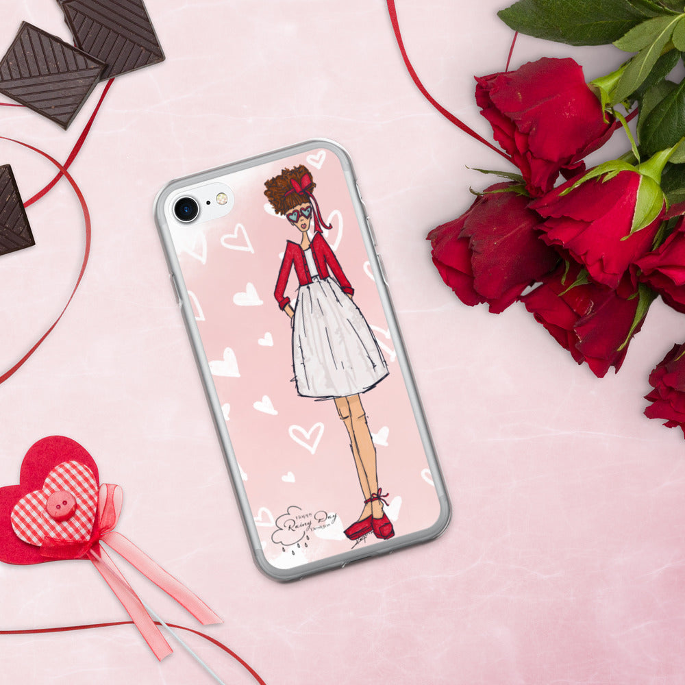 "Aubrey" Valentine iPhone Case