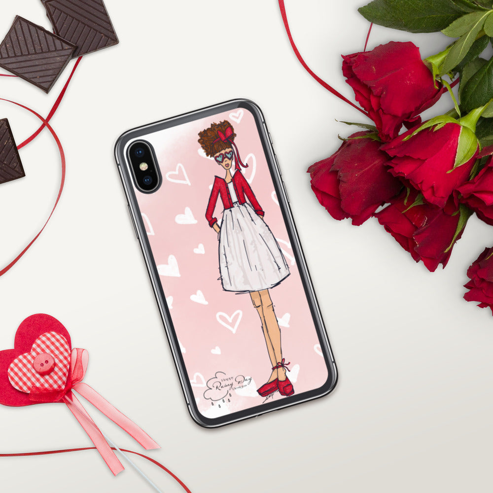 "Aubrey" Valentine iPhone Case