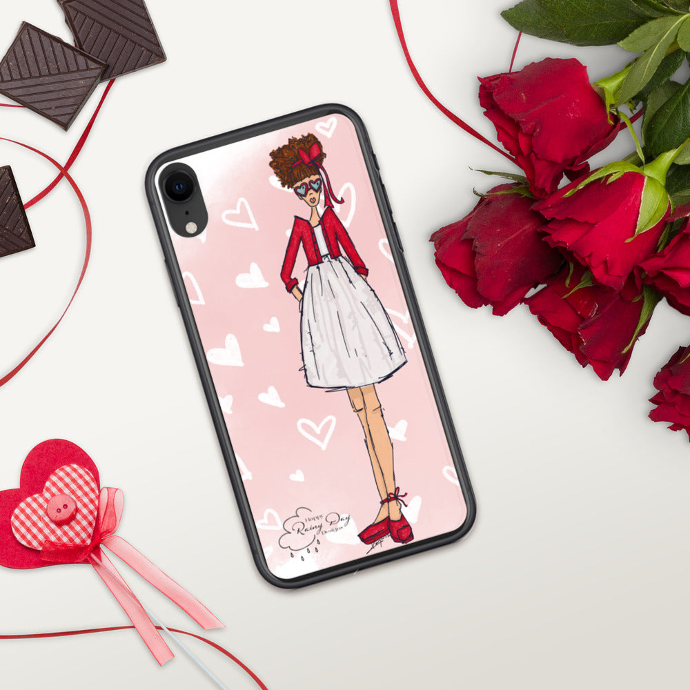 "Aubrey" Valentine iPhone Case