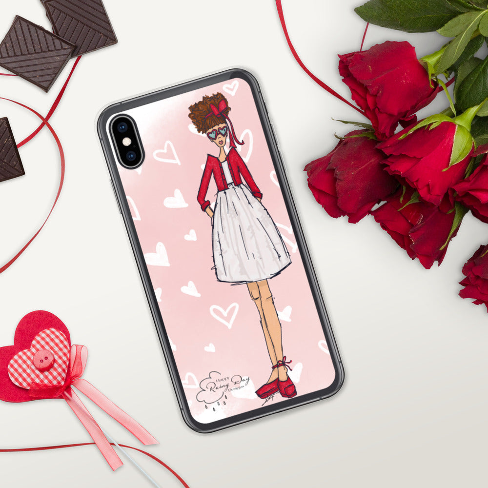 "Aubrey" Valentine iPhone Case