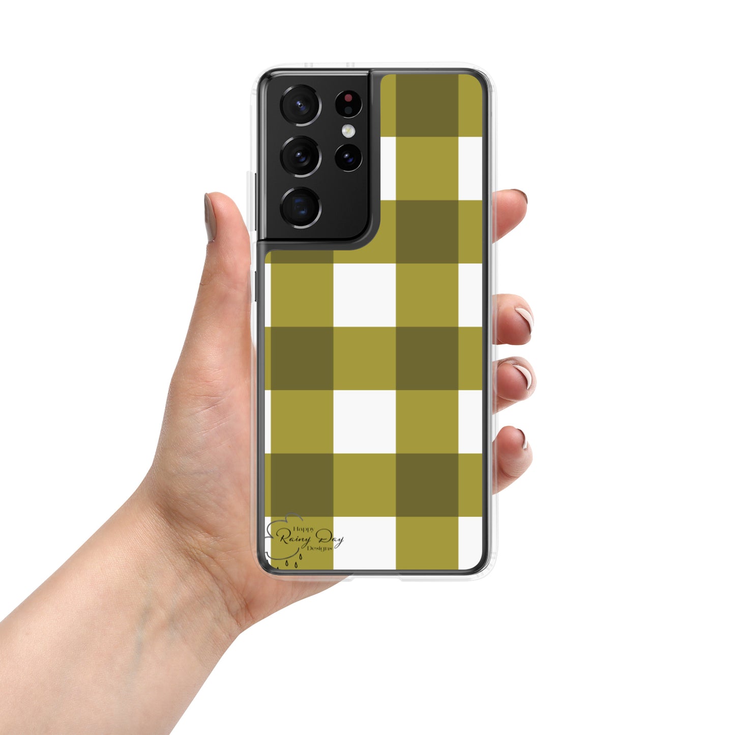 "Moss" Gingham Samsung Case