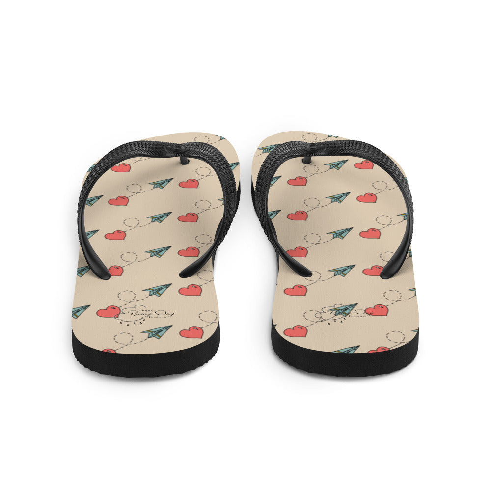 "Love is the Air" Flip-Flops