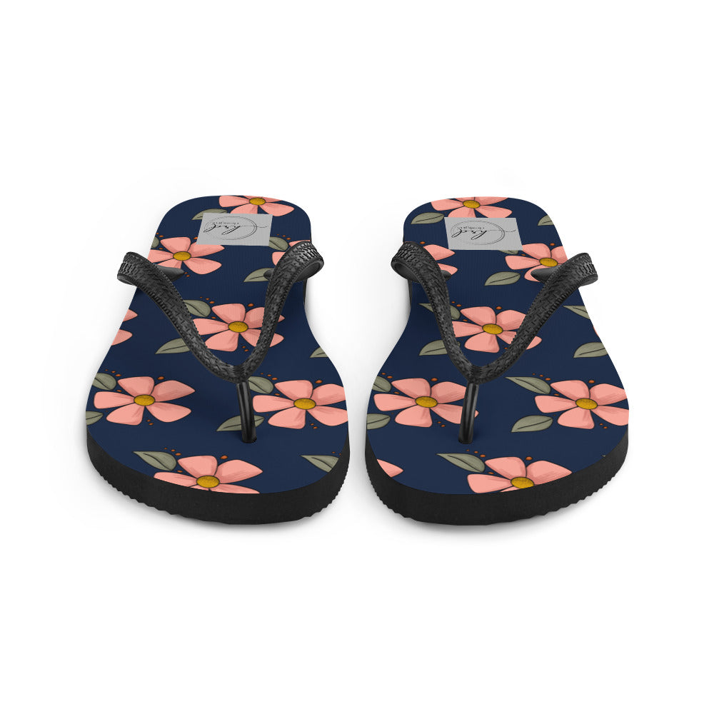 Spring Floral Flip-Flops