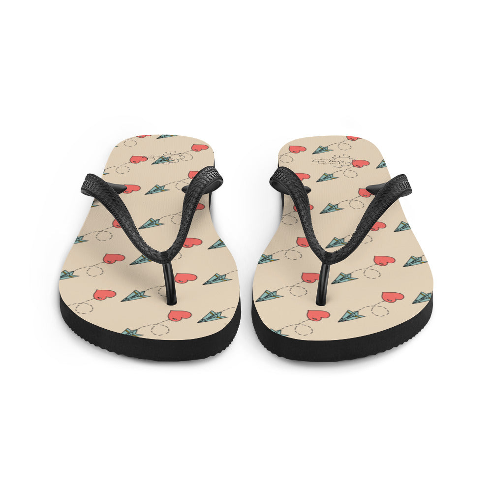 "Love is the Air" Flip-Flops