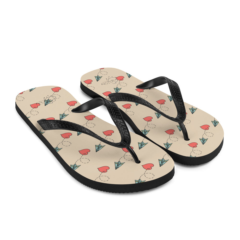 "Love is the Air" Flip-Flops