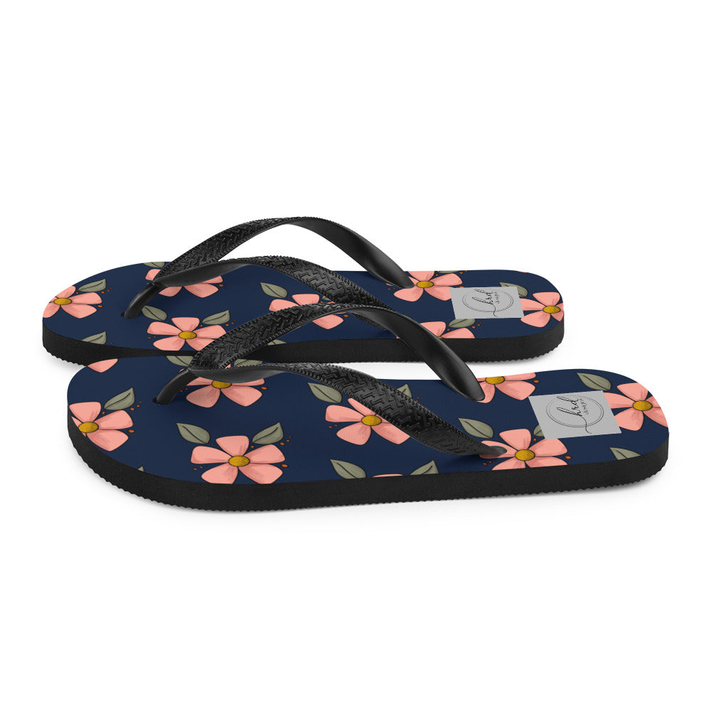 Spring Floral Flip-Flops