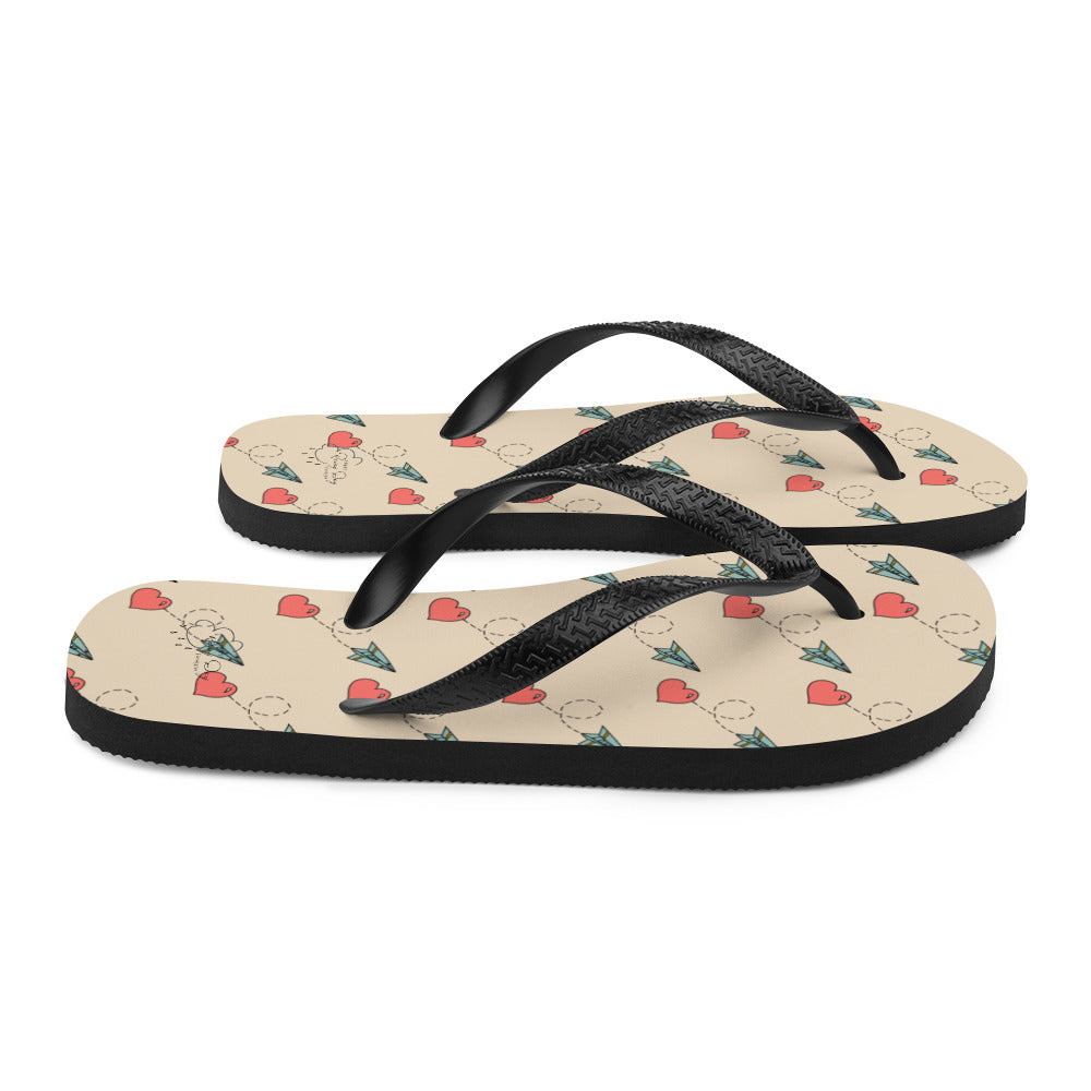 "Love is the Air" Flip-Flops