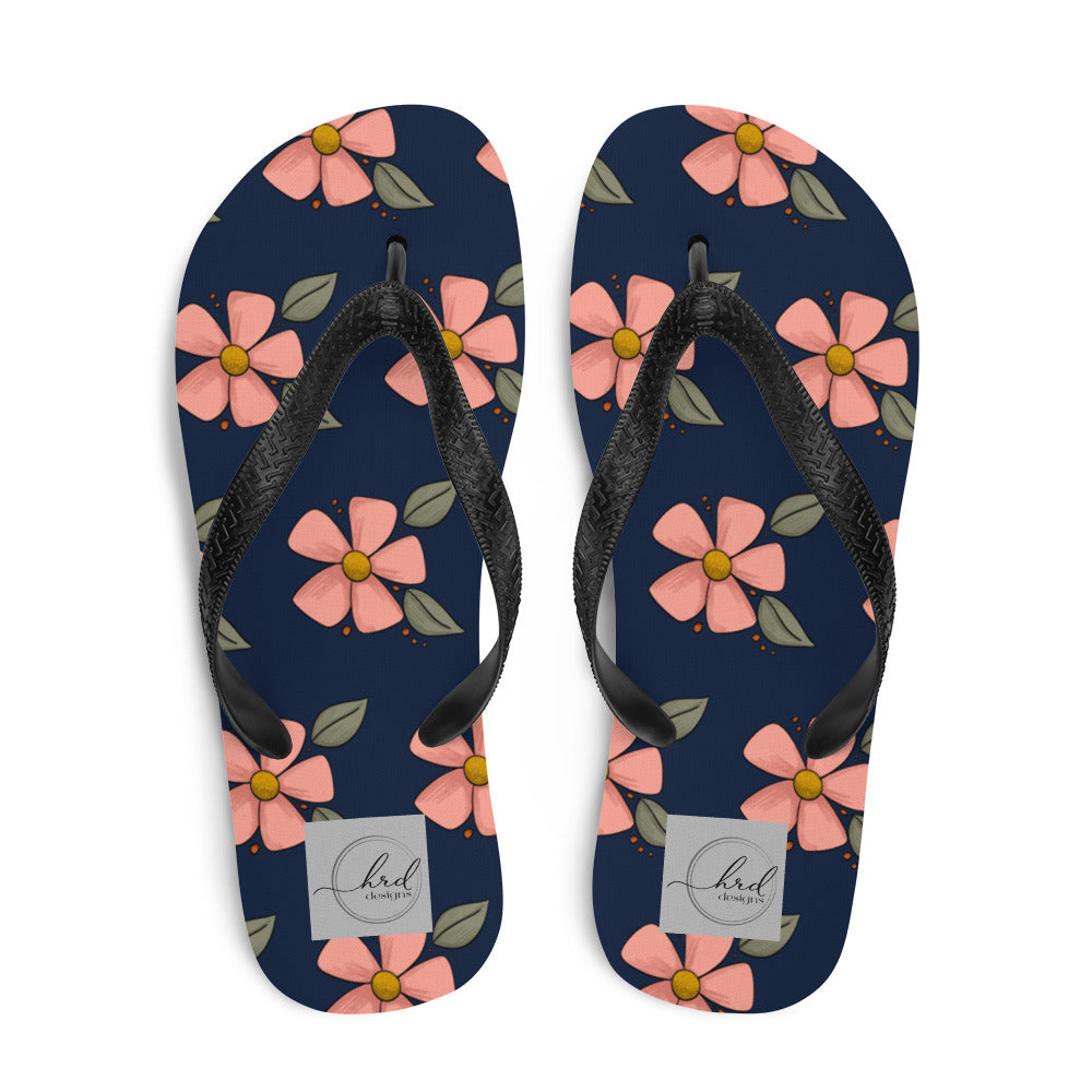 Spring Floral Flip-Flops