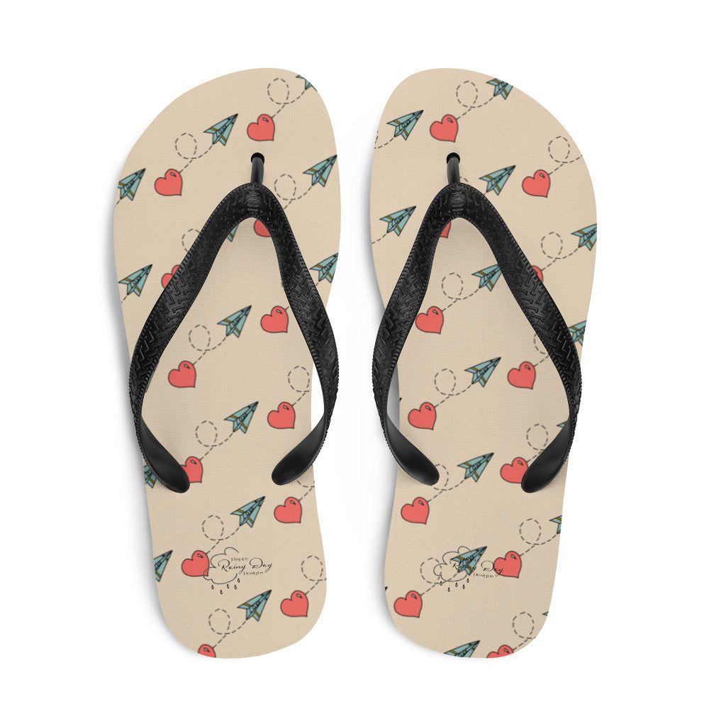 "Love is the Air" Flip-Flops