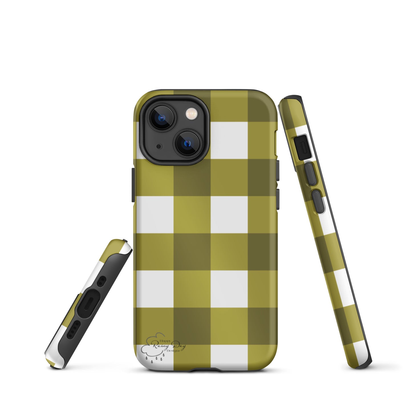 "Moss" Gingham Tough iPhone case