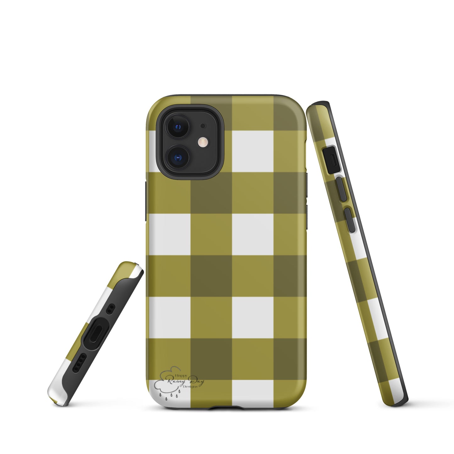 "Moss" Gingham Tough iPhone case