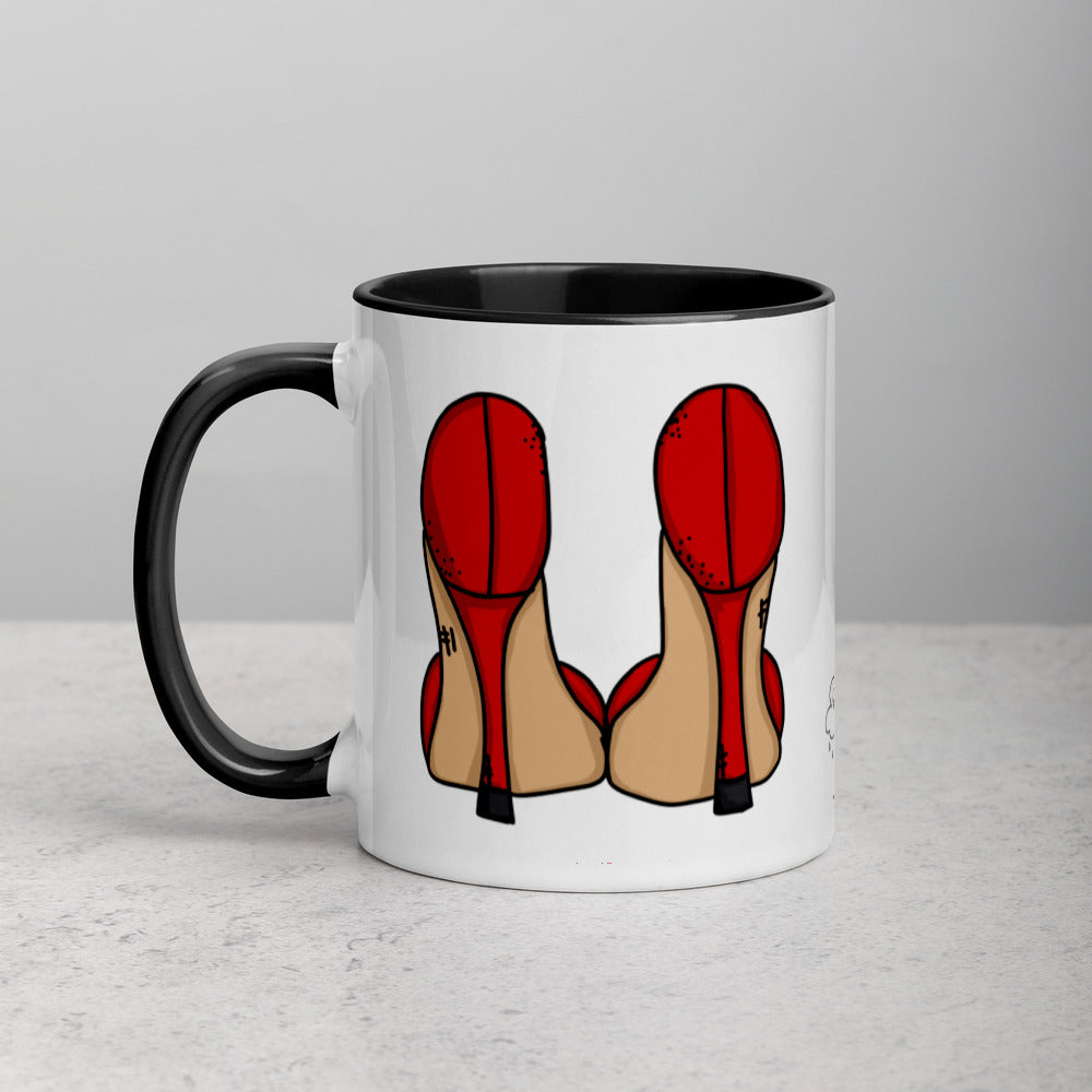 High Heel Love Mug with Color Inside