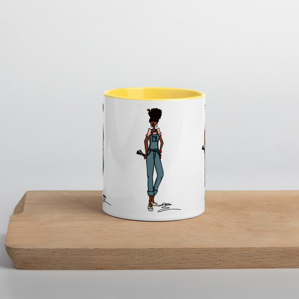 Artist Mug with Color Inside